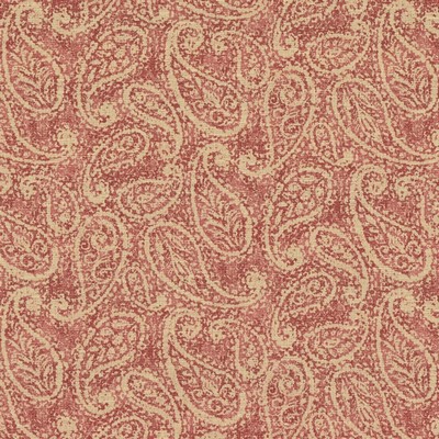 Kasmir Nashville Vintage Red in 5137 Red Polyester  Blend Classic Paisley   Fabric